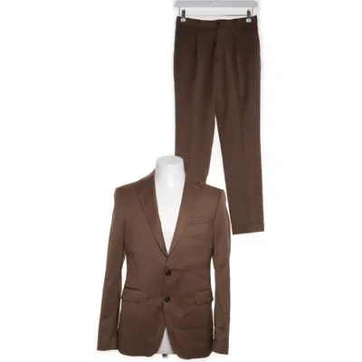Kostym (Brun) från Zara Man Ull, Polyester, Viskos