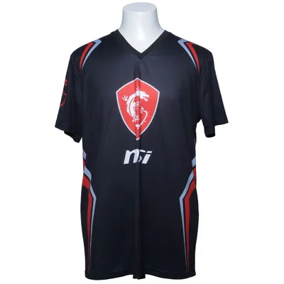 T-shirt (Svart, Röd, Flerfärgad) från Msi Polyester