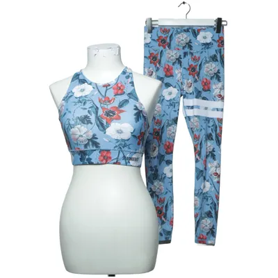 Träningsset (Blå, Röd, Vit) från Stronger Elastan, Polyester