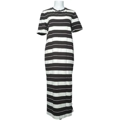 Maxi dress (Brown, White) from COS Cotton