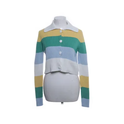 Cardigan (White, Multicolored) from New Look Cotton, Polyester