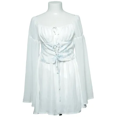 Dress (White, Blue) from Cider