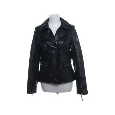 Leather jacket (Black) from Jofama