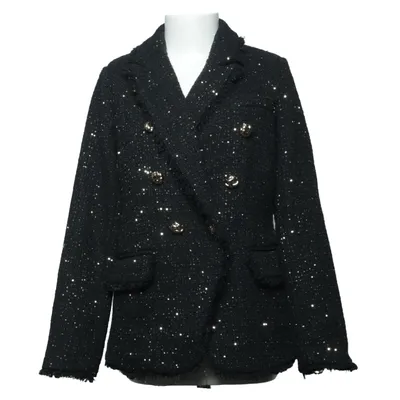 Kavaj (Svart, Guldfärgad) från Moodo Polyester