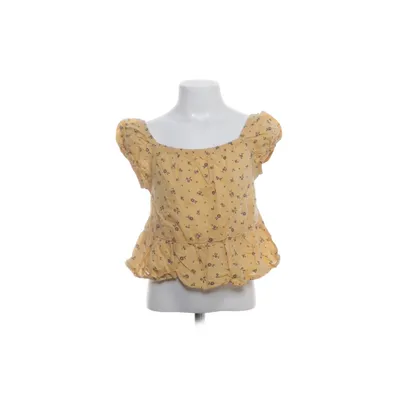 Top (Yellow, Multicolored) from H&M Cotton, Lyocell