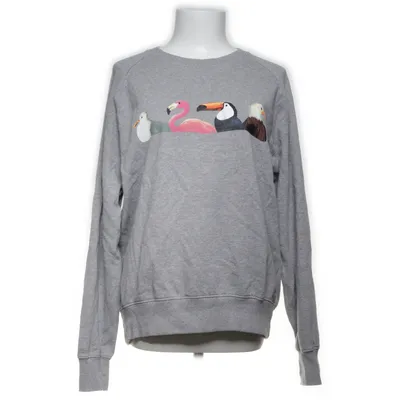 Collegetröja (Grå, Flerfärgad) från Earth Positive Ekologisk bomull