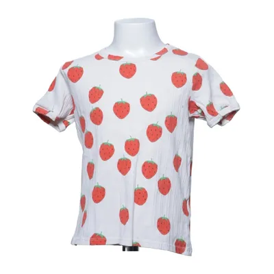 T-shirt (Wit, Rood, Groen) van Mini Rodini Elastaan, Organisch katoen