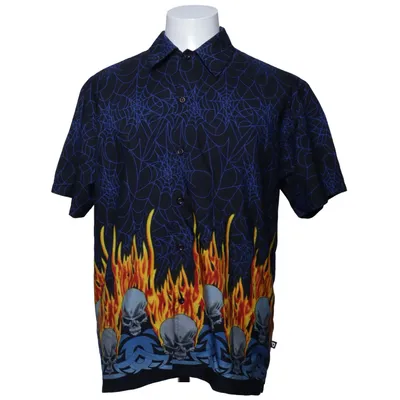 Short sleeve shirt (Black, Blue, Multicolored) from Duke Polyester