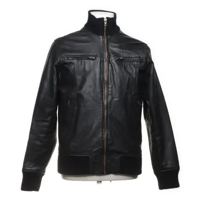 Læderjakke (Sort) fra Jack & Jones Læder, Polyester