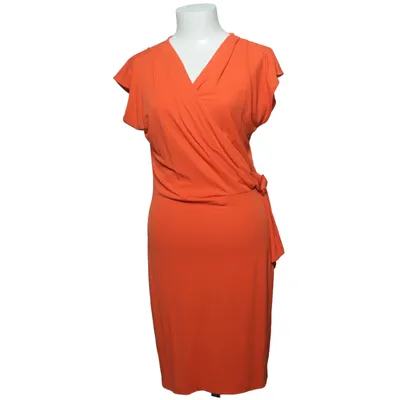 Jurk (Oranje) van Talking French Polyester, Viscose