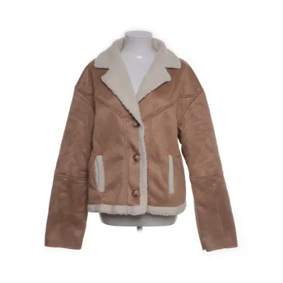 Shearlingjakke (Beige) fra Emery Rose Polyester