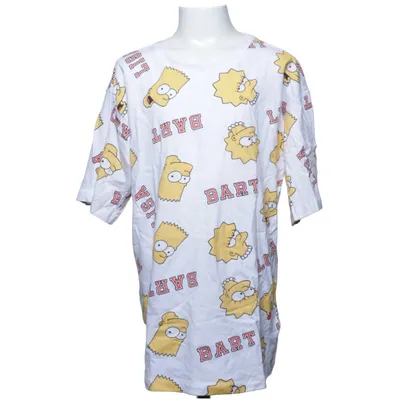 T-shirt (Weiß, Gelb, Rot) von The Simpsons Baumwolle