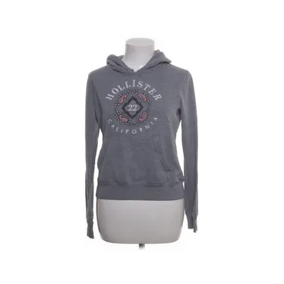 Hoodie (Gray) from Hollister Cotton, Polyester