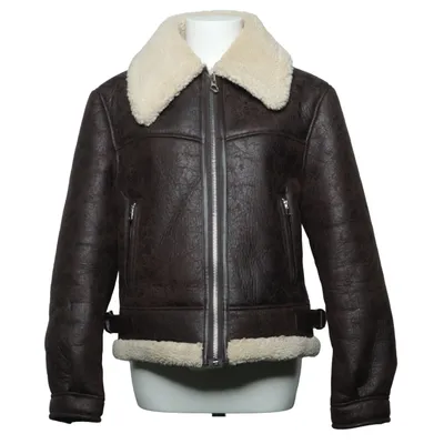 Shearlingjacka (Brun, Beige) från NA-KD Polyester
