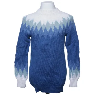 Sweater (Blue, White, Gray) Wool
