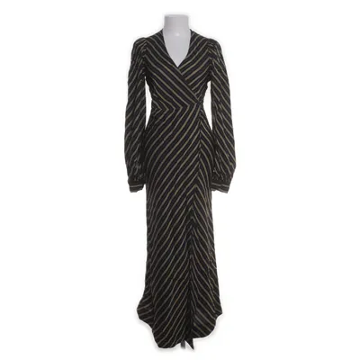 Wrap dress (Black, Multicolored) from Ganni