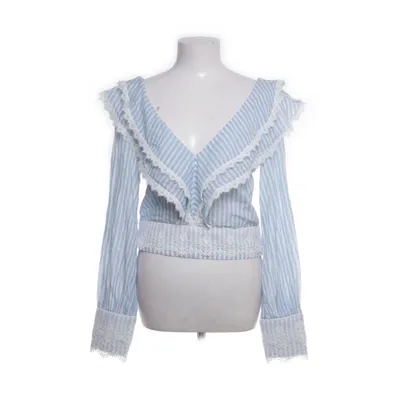 Top (Blauw, Wit) van Uterqüe