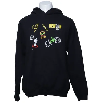 Hoodie (Black) from Gildan Cotton, Polyester