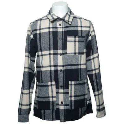 Overshirt (Blue, Gray, Beige) from Les Deux Polyester, Wool