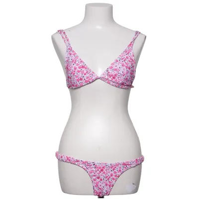Bikini (Pink, Hvid) Elastan, Polyester