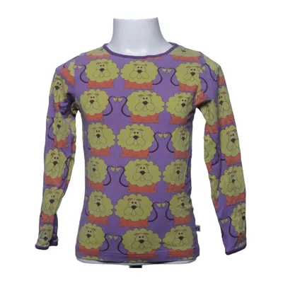 Långärmad t-shirt (Lila, Gul, Flerfärgad) från Småfolk Bomull, Elastan, Modal