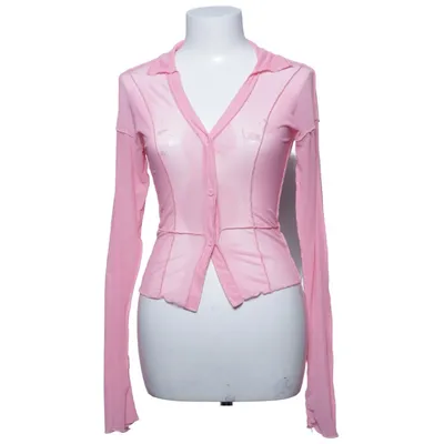 Blouse (Pink) from PrettyLittleThing Elastane, Polyester