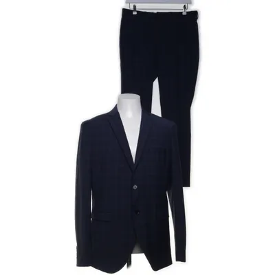 Kostym (SLHSLIM-BILL NAVY/PINK CHECK BLZ) från Selected Homme Elastan, Återvunnen polyester, Viskos, Ull