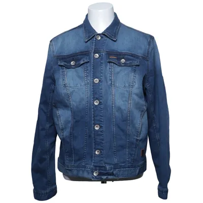 Spijkerjas (Blauw) van Engbers Katoen, Elastaan