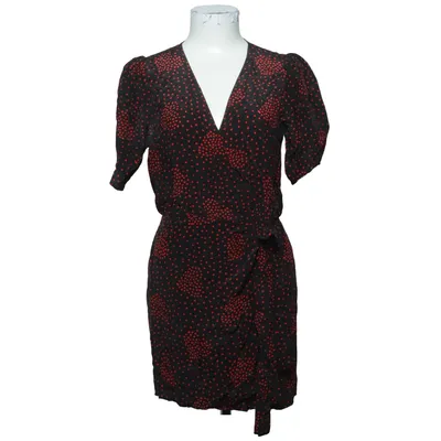 Wickelkleid (Schwarz, Rot) von The Kooples Seide, Viskose