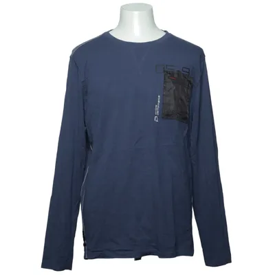 Long sleeve T-shirt (Blue) from Ombre Cotton