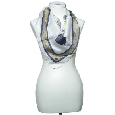 Shawl (White, Blue, Multicolored) from Aquascutum Silk
