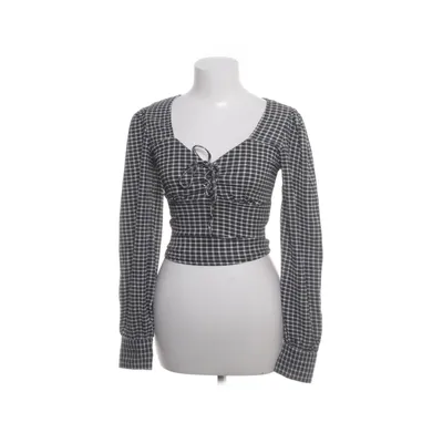 Bluse (Sort, Hvid) fra FB Sister Elastan, Polyester