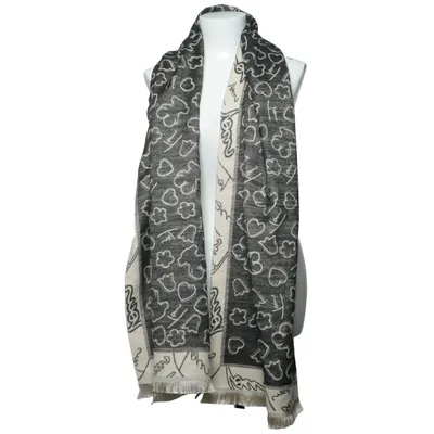 Sjaal (Zwart, Beige) van Cashmere
