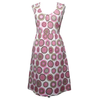 Långklänning (Vit, Flerfärgad) från Me&i Bomull, Elastan