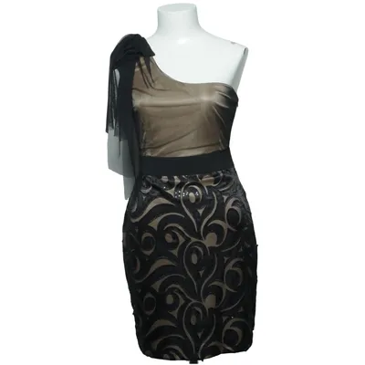 Cocktail dress (Black, Beige) from Explosion Polyester