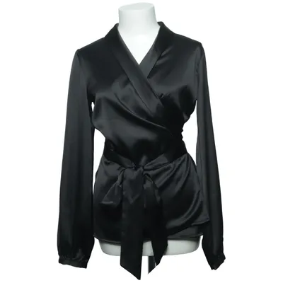 Blouse portefeuille (Noir) de Daisy Grace Élasthane, Polyester
