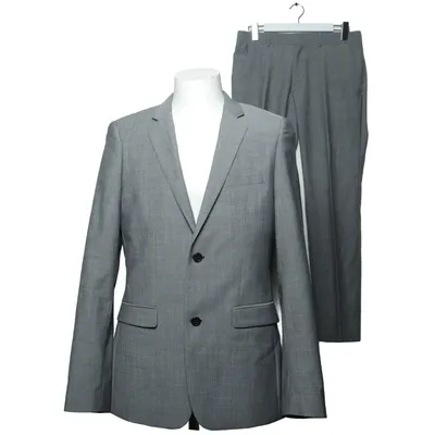 Kostym (Grå) från Topman Polyester, Viskos, Ull