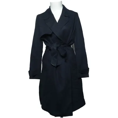Trench coat (Black) from Mixxo Polyester, Viscose