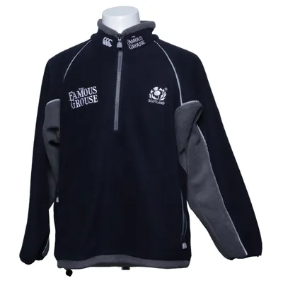 Fleece trui (Blauw, Grijs) van Canterbury of New Zealand Polyester