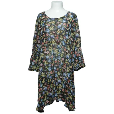 Klänning (Svart, Flerfärgad) från Cobra Polyester, Viskos