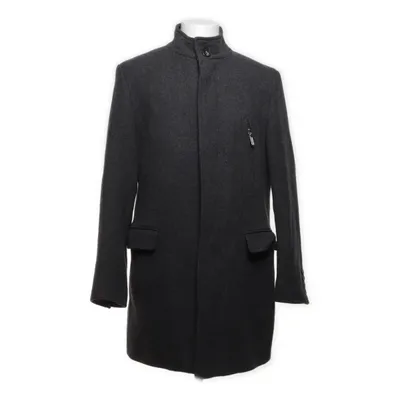 Coat (Gray) from Dressmann Polyester, Viscose, Wool