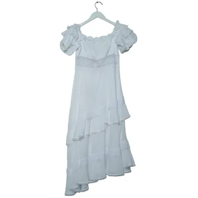 Kjole (Hvid) fra Charo Ruiz Bomuld, Polyester