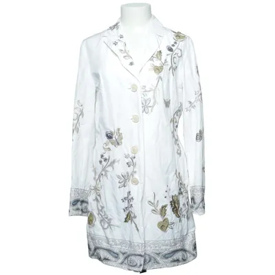 Manteau (Blanc, Multicolore) de Clément Coton, Fibre métallique, Polyester