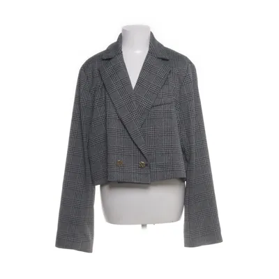 Kavaj (Grå, Flerfärgad) från H&M Modern Classic Polyester, Viskos, Elastan