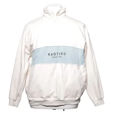 Sweatshirt (Beige, Blue) from Kaotiko Cotton, Polyester