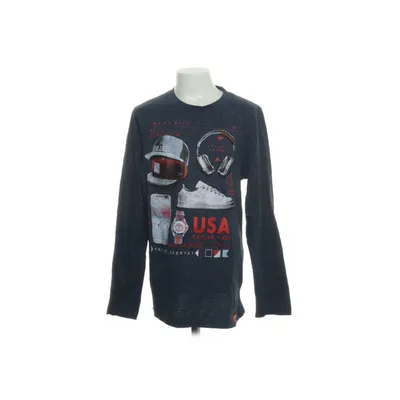 Long sleeve T-shirt (Blue, Multicolored) from Skate Nation Cotton, Polyester