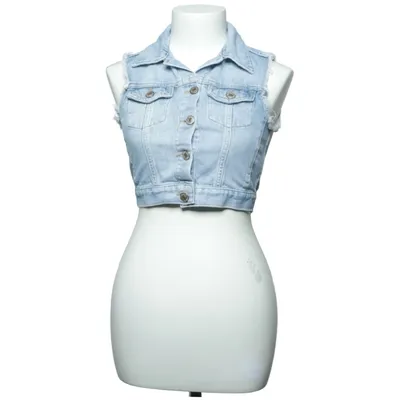 Denim vest (Moto) from Topshop Moto Cotton