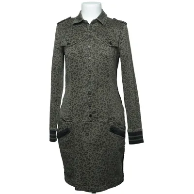Robe en jean (Vert, Noir) de Geisha Coton, Élasthane