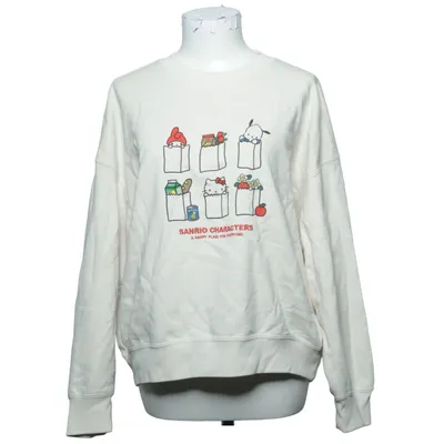 Collegetröja (Beige) från Uniqlo Bomull, Polyester