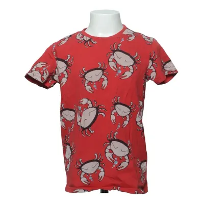 T-shirt (Rød, Hvid) fra D.M.D by Denim Day Bomuld